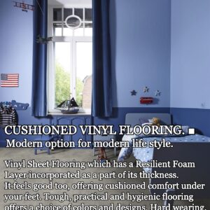 CUSHIONED VINYL FLOORING ROLLS (11)4446