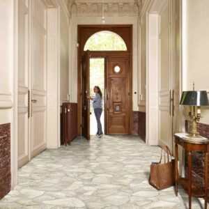 CUSHIONED VINYL FLOORING ROLLS (2)